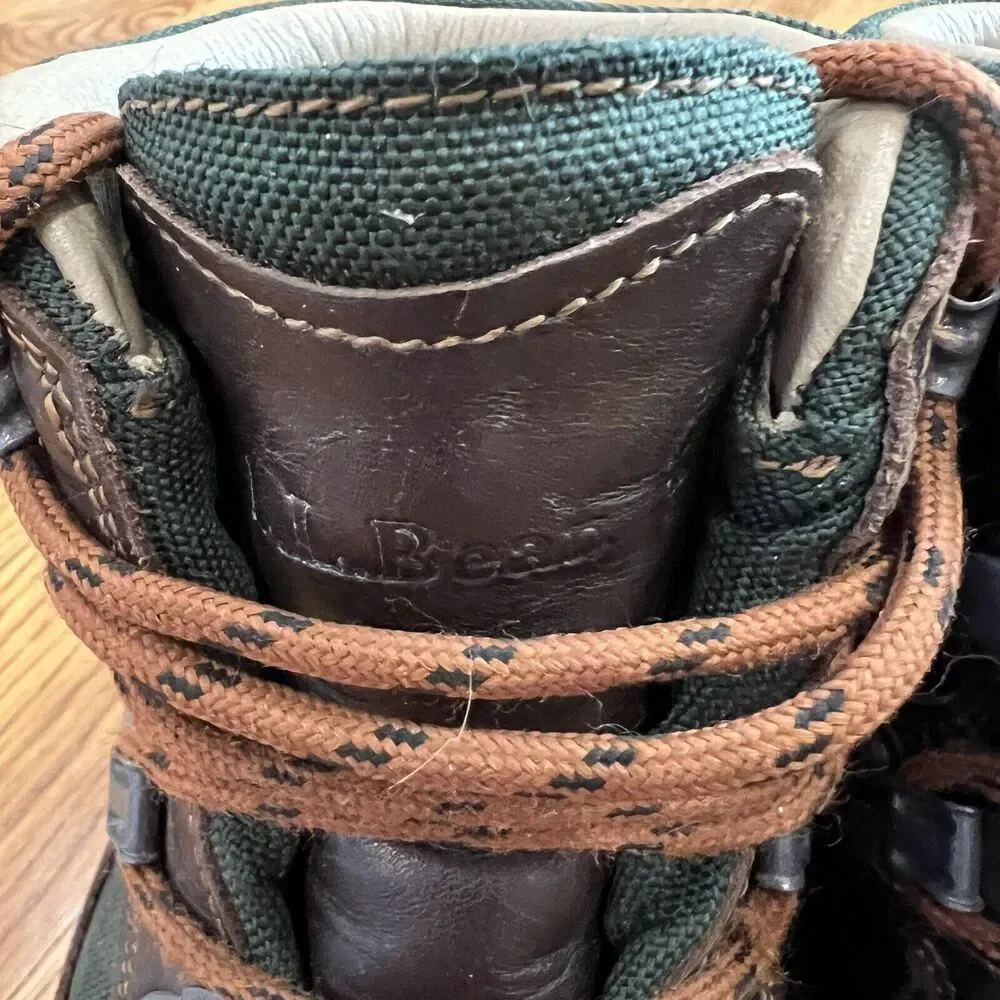 L.L. Bean Cresta Air 8000 Goretex Hiking Boots‎ Leather Mens 7 M, Womens 8.5 M